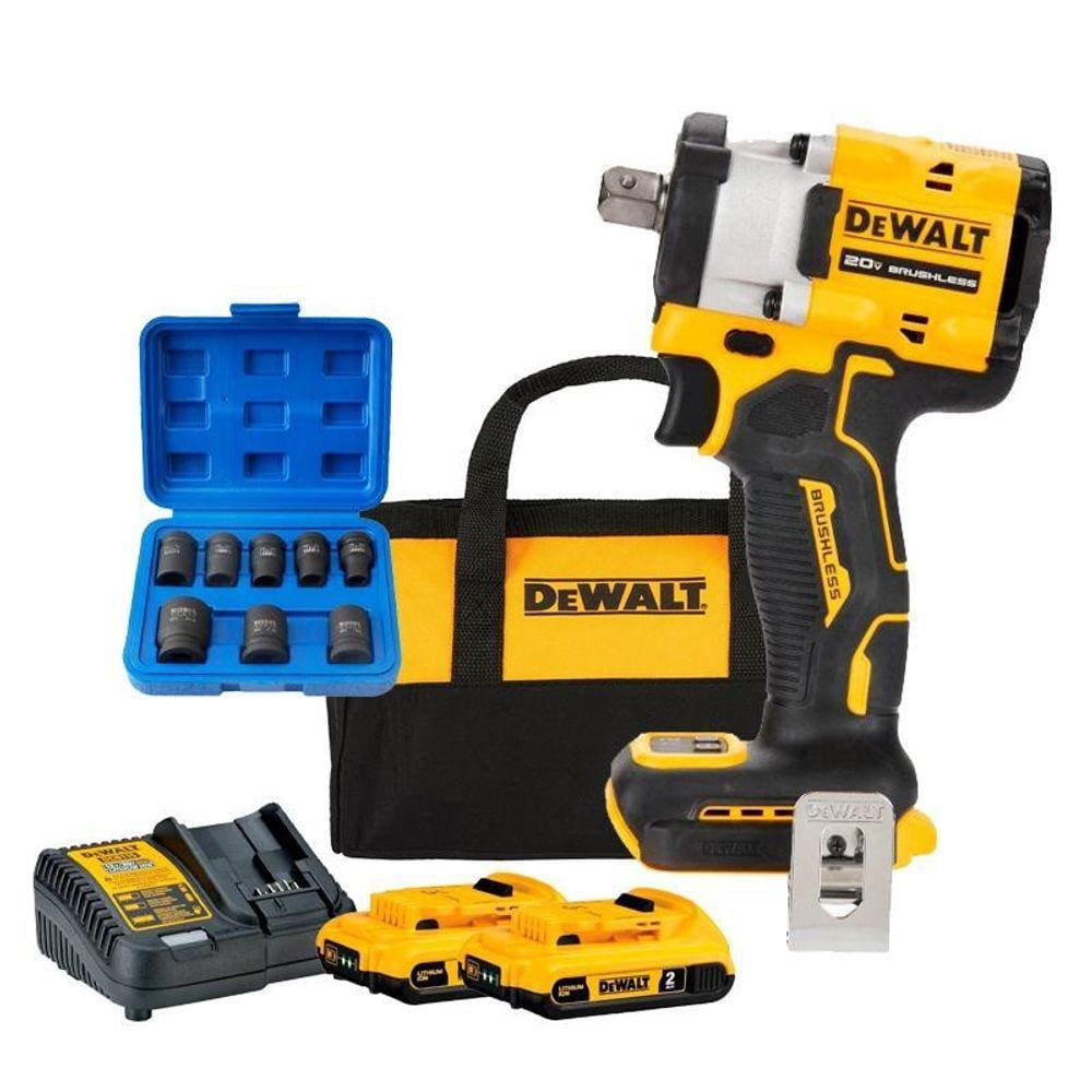Chave Impacto 1/2 A Bateria 20V Dewalt Dcf922D2-Br 2