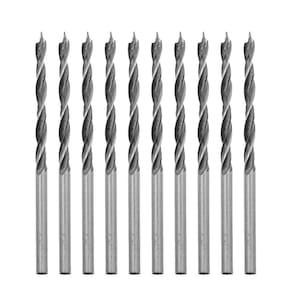 Kit Com 150 Broca Madeira Aço Carbono 3 Pontas Mm Diversos