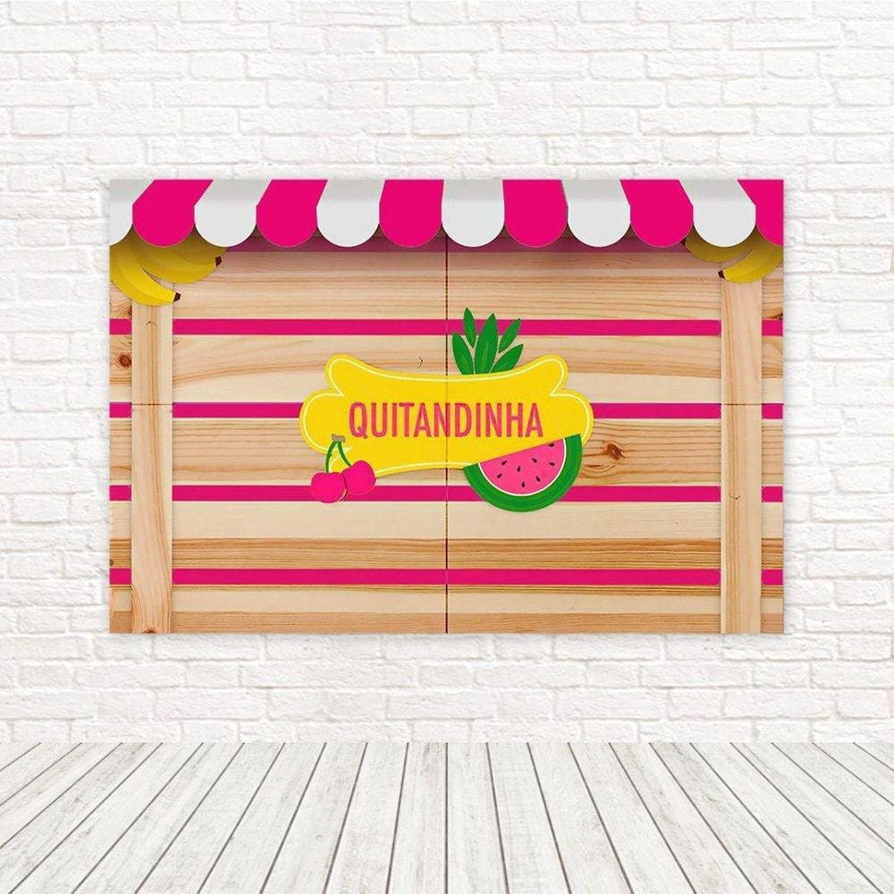 Painel Retangular Sublimado Quitandinha 2,0X1,5 Frt-5694