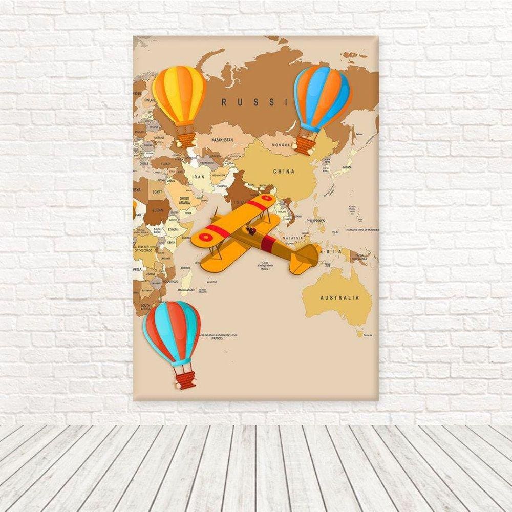 Painel Retangular Sublimado Mapa 1,5X2,2 Frt-5429