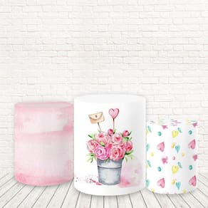 Trio De Capas Tecido Sublimado 3D Meus 15 Anos Fcc-527