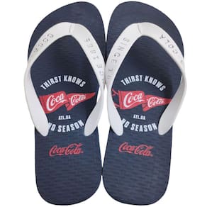 Chinelo de Dedo Masculino Casual Dia a Dia Borracha Coca Cola Atlanta Flag Cc4178