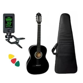 Kit Violão Giannini Acústico Nylon Com Capa + Palhetas N14