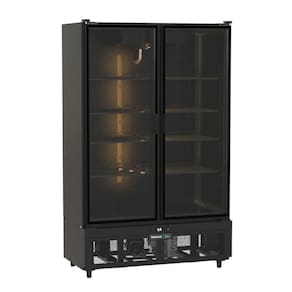 Visa Cooler Expositor de Bebidas 2 Portas Prime Preto PREV2P 220V - Venâncio