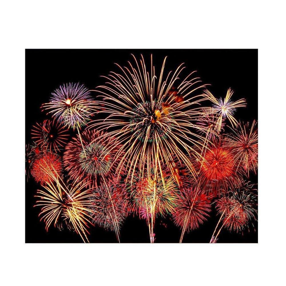 Fundo Fotográfico Gigante 3D Fogos 3,00X2,50 Horizontal