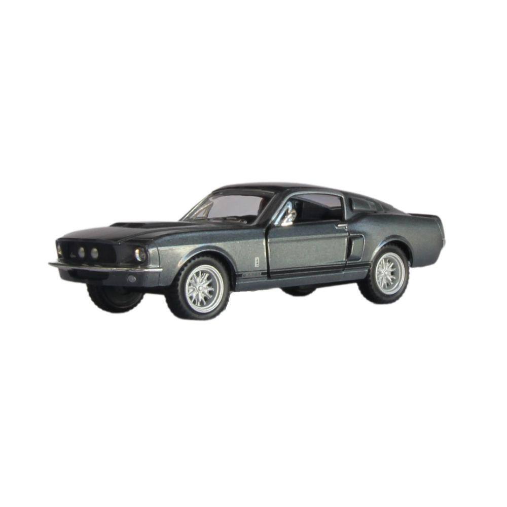 Miniatura Shelby Gt-500 1967 Kinsmart 1:38 Cinza