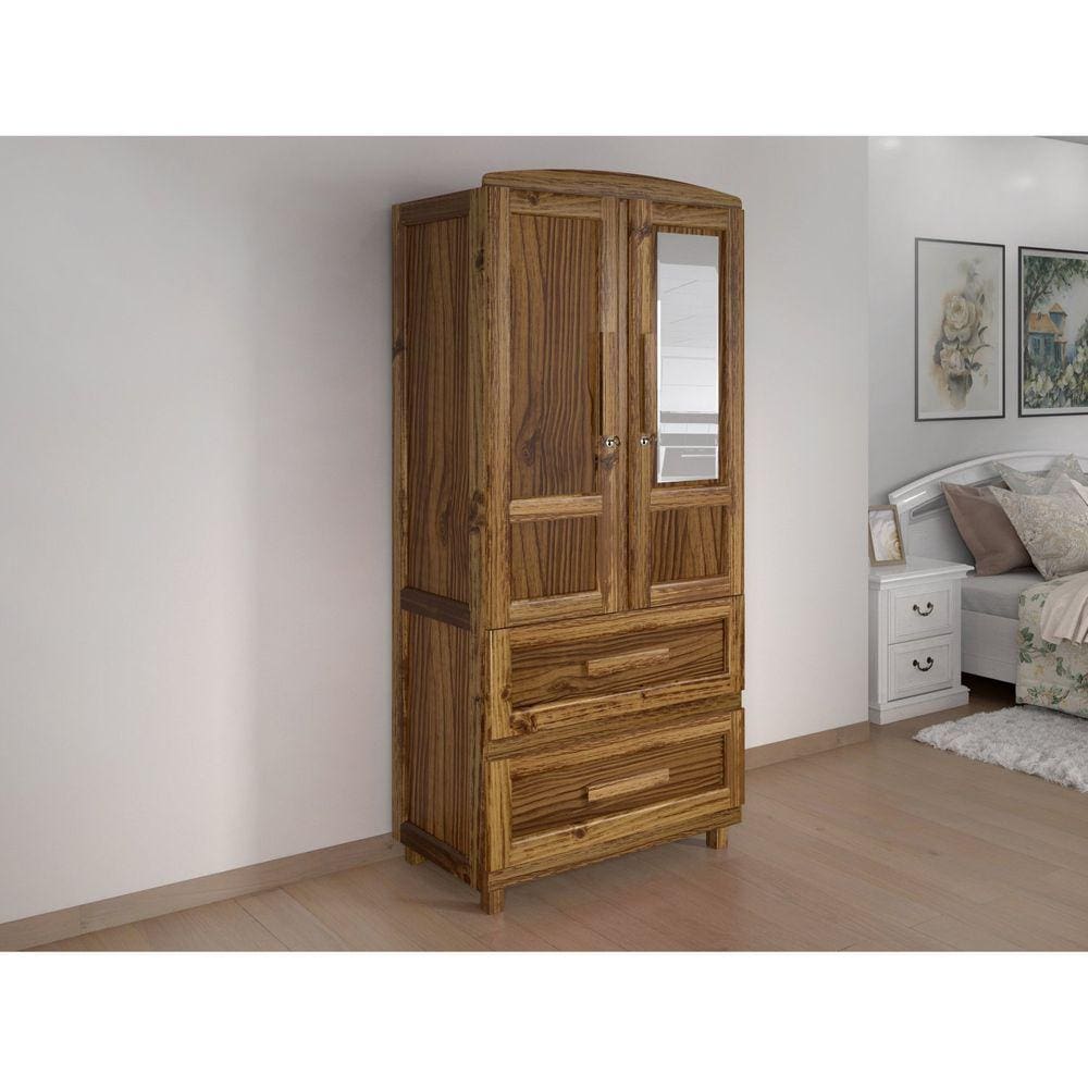 Guarda-roupa Solteiro 2 Portas 2 Gavetas Santana Ypê