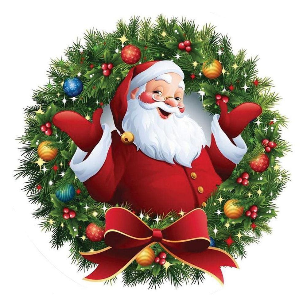 Painel Redondo 3D Sublimado Natal Frd-5058