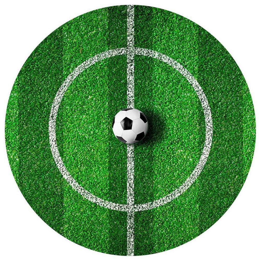 Painel Redondo 3D Sublimado Futebol E Bola Frd-928