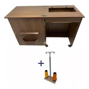 Gabinete Máquina Costura - 100% MDF - Cor Fotos - 43,5cm