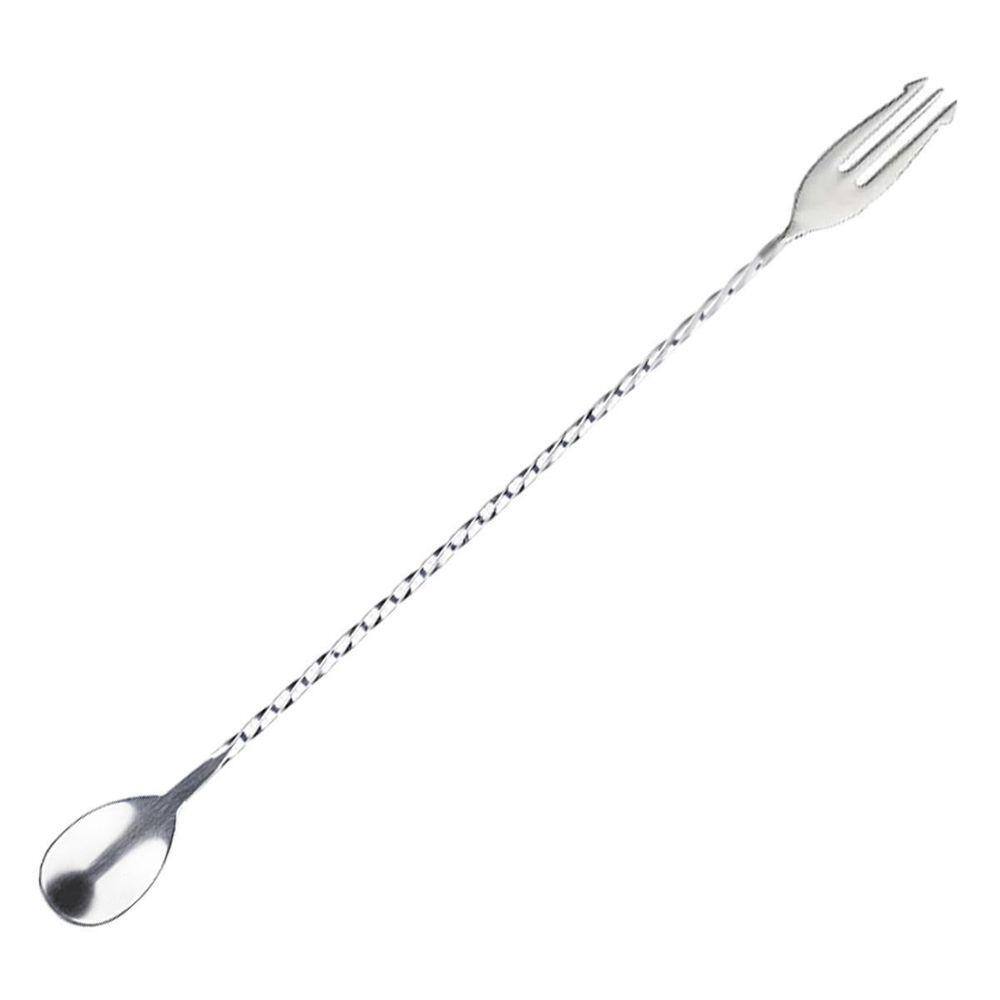 Colher Bailarina Com Garfo Em Inox 40Cm Coquetel Gin Weck
