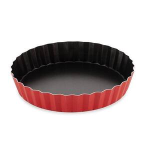 Forma Para Torta Vermelha Em Aluminio 20X4Cm 0.283 Dona Chefa