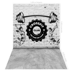 Fundo Fotográfico Pequeno Cross Fit 1,20X1,50 Ffp-516