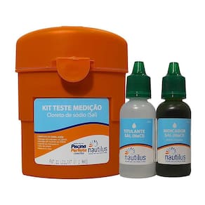 Kit Teste Piscina Cloreto De Sódio Sal Nautilus