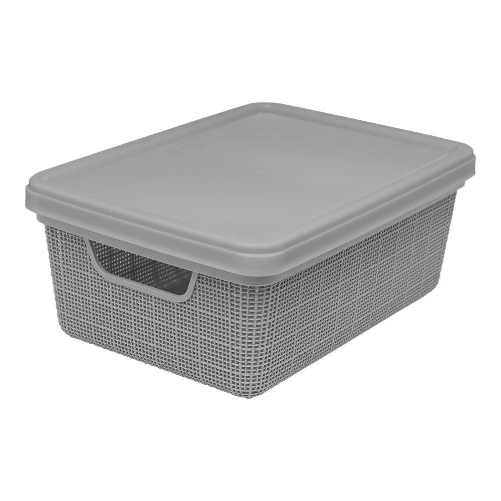 Caixa Juta Com Tampa 5L Cores
