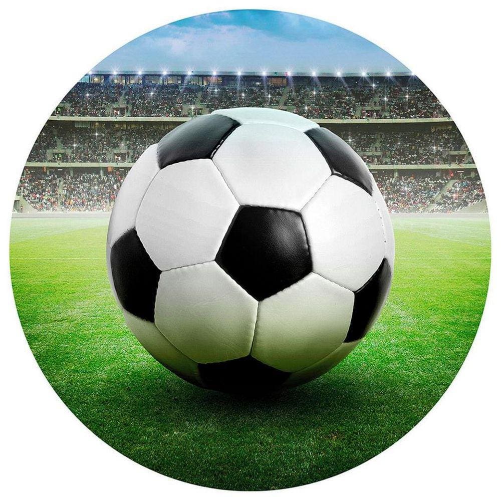 Painel Redondo 3D Sublimado Futebol E Bola Frd-929