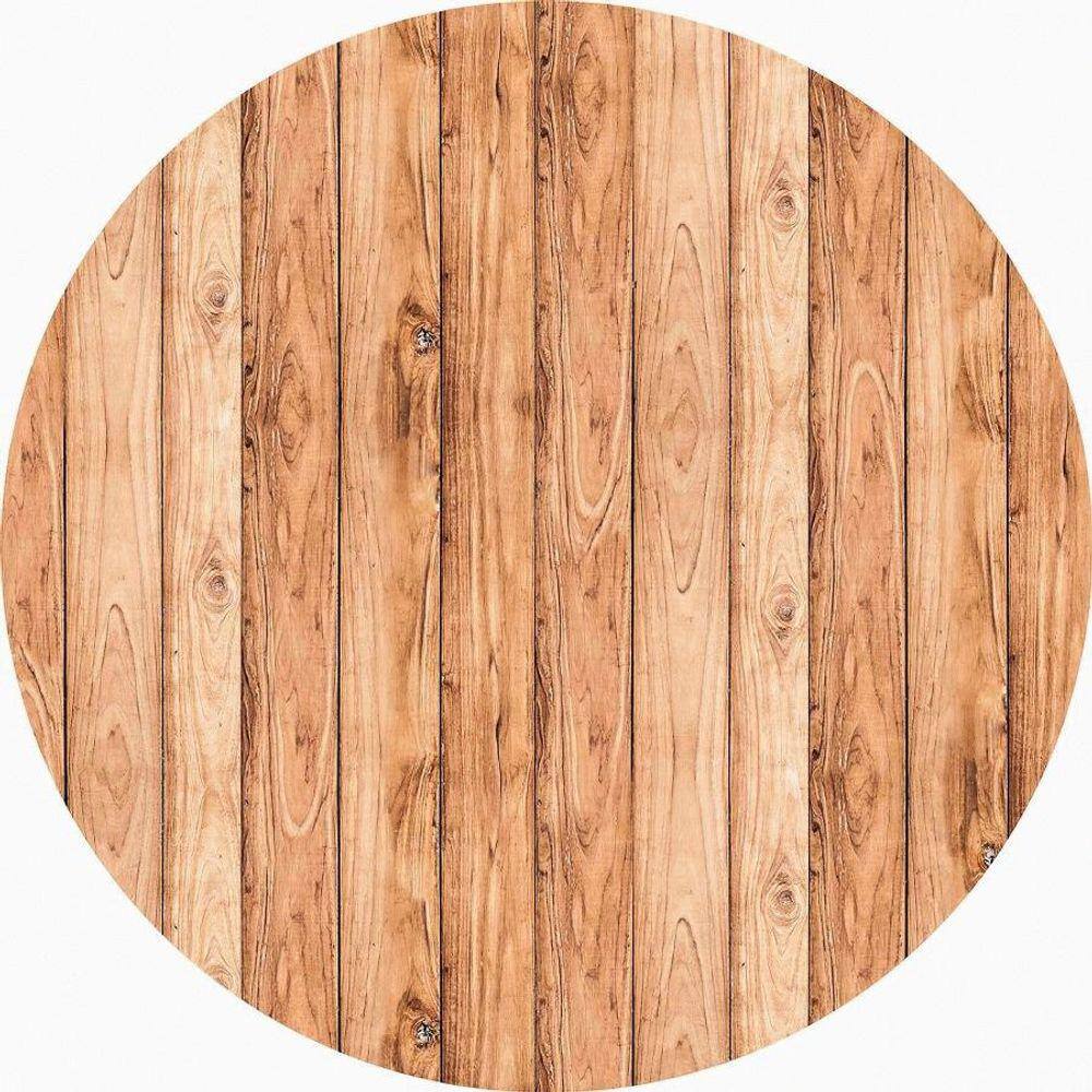 Painel Redondo 3D Sublimado Madeira Frd-2480