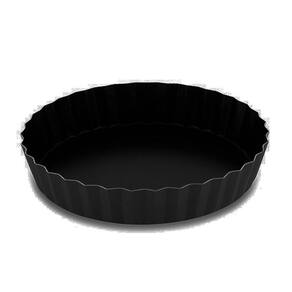 Forma Para Torta Preta Em Alumínio 20X4Cm 0.282 Dona Chefa