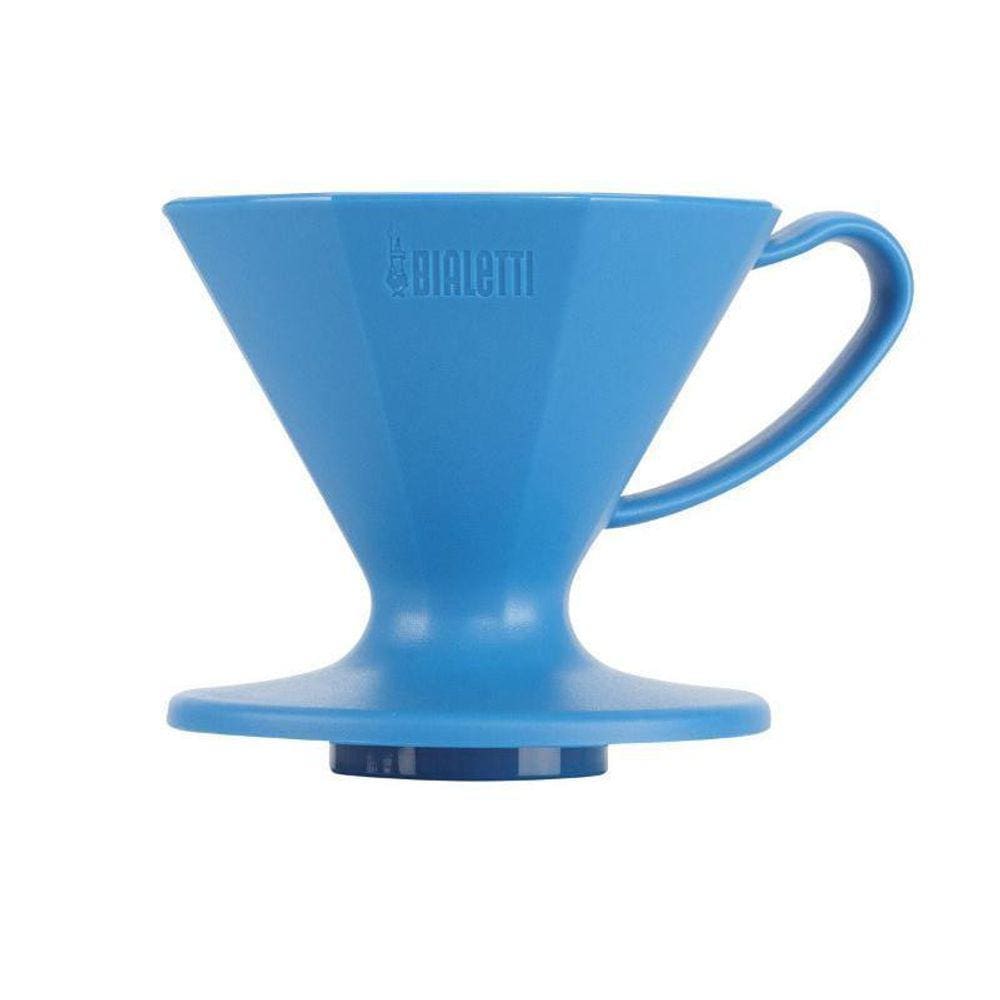 Coador Bialetti Pour Over 2 Xícaras Azul
