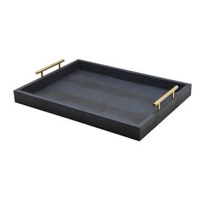 Bandeja Decorativa Com Alça 48X35X7,5Cm Bar Café Da Manhã