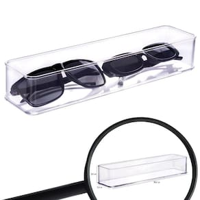 Organizador de plástico acrílico 29,2 x 7,3 x 5,45 cm H1 Plasutil ref.15448