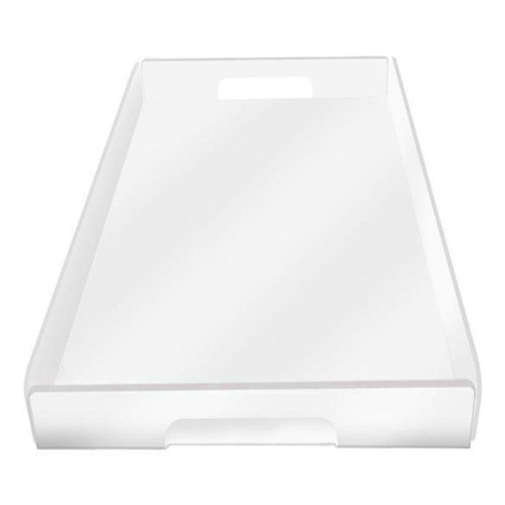 Bandeja Organizadora Acrilico Transparente 18X30Cm Cia Laser