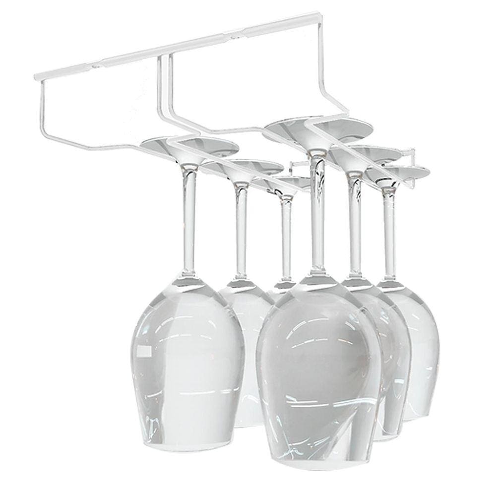Suporte Fixo Para Taças 2 Espaços Otimizee Branco Dicarlo
