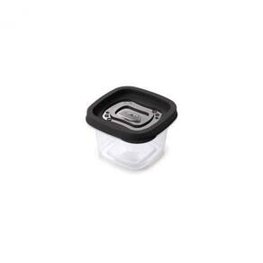 Pote De Plástico Multiuso Quadrado 200 Ml Clic Com Tampa