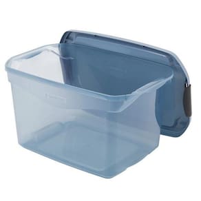 Caixa Organizadora 68 Litros Azul Translucida 64X44X34 Cm