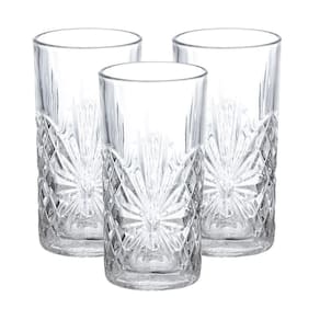 Kit 3 Copos Long Drink Vidro Rozana 250Ml 12,5 Cm Cplg047