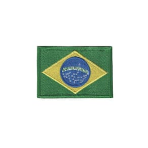 Bordado Termocolante Atacado Militar Bandeira BR AT1.341.62