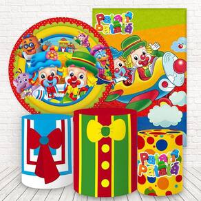 Kit 2 Painéis E Capas 3D Sublimado Circo Fkpc-793
