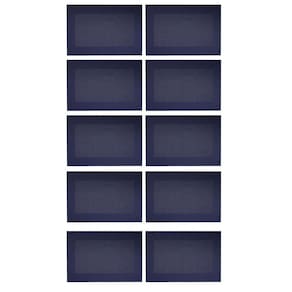 Kit 10 Lugar Americano Frame Decoração Multiuso Azul
