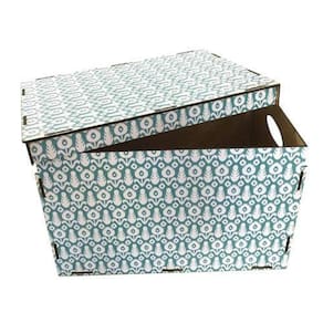 Caixa Organizadora Em Mdf Com Tampa 22,5X34X24,5Cm Cia Laser