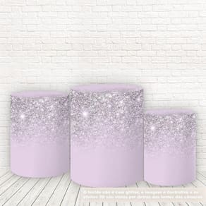 Trio De Capas 3D Sublimado Efeito Glitter Fcc-438