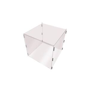 Caixa Em Acrilico Cristal 2Mm 22X22Cm Cia Laser