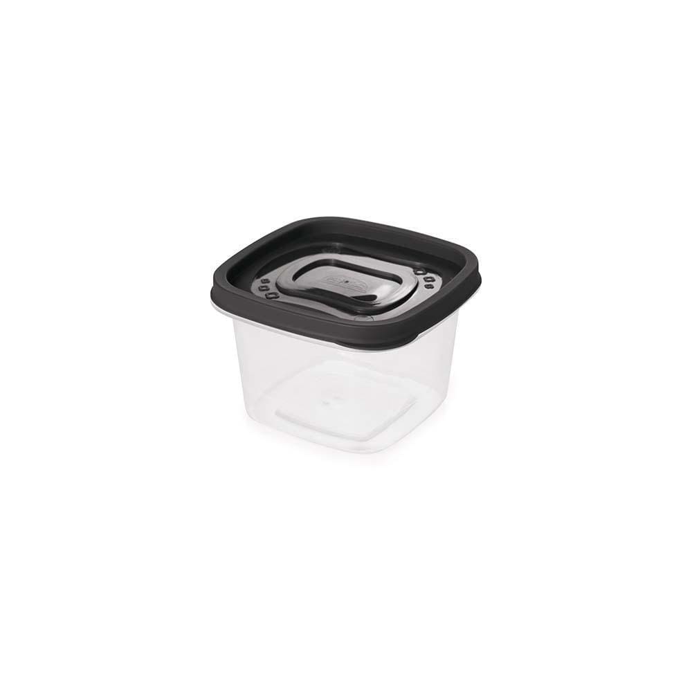 Pote Quadrado Para Alimentos 500 Ml Com Tampa