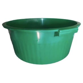 Bacia Canelada 40l - Plástica, Verde, Arqplast