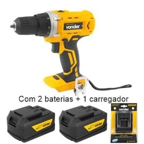 Parafusadeira Furadeira 18V 2 Baterias 4.0 Ah 1820 Vonder
