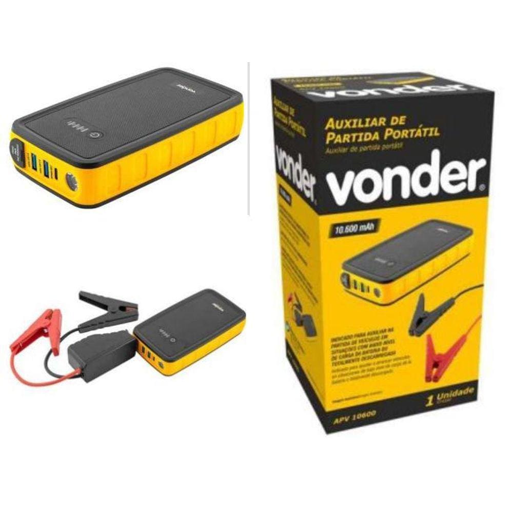 Auxiliar De Partida Portátil Apv 10600, Vonder