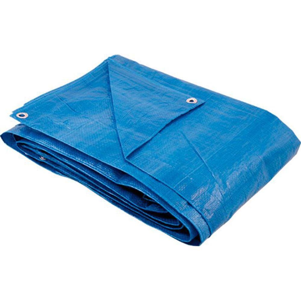 Lona Polietileno Azul 3x3m 100 Micras - Proteção UV
