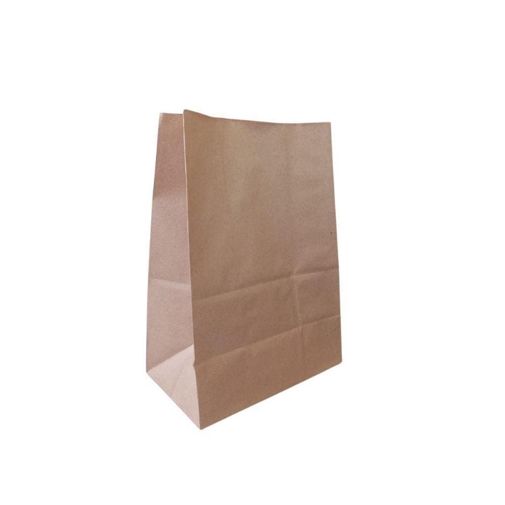 Sacos Papel Kraft Liso Para Delivery 30X19,5X35Cm Com 50 Un.