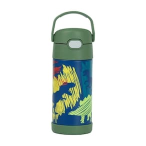 Garrafa Garrafinha Térmica Infantil Thermos 355Ml Dinossauro