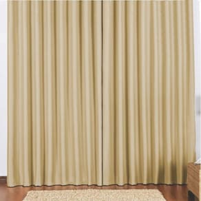 Cortina 4 Mts Sala Quarto Blackout Para Trilho Comum - Avelã