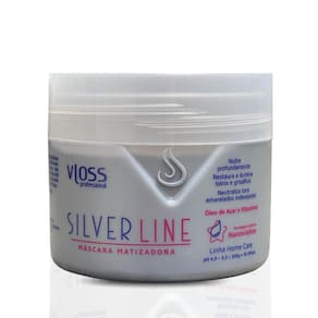 Mascara Silver Line Vloss 300G Matizador Loiros & Grisalhos