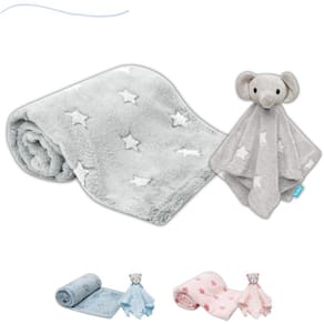 Kit Mantinha Cobertor Infantil Soninho Do Bebe Poliéster