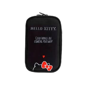 Estojo Baú Hello Kitty Good Things Preto Xeryus