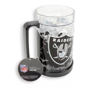 Caneca Chopp NFL Los Angeles Raiders Gel Congelante 490ml
