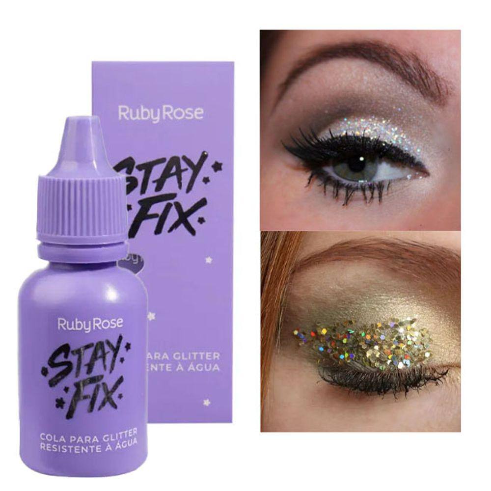 Cola Para Glitter Ruby Rose Stay Fix Hb584