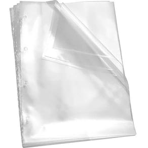 Envelope Plástico Ofício 4 Furos Grosso 0.20Mm 100 Un.